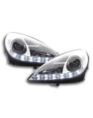 Daylight headlight LED daytime running lights Mercedes SLK R171 chrome