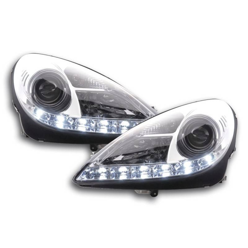 Daylight headlight LED daytime running lights Mercedes SLK R171 chrome