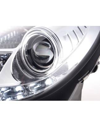 Daylight headlight LED daytime running lights Mercedes SLK R171 chrome