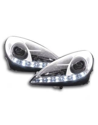 Daylight headlight LED daytime running lights Mercedes SLK R171 chrome