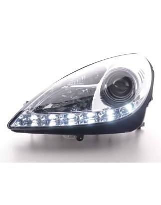 Daylight headlight LED daytime running lights Mercedes SLK R171 chrome