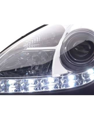 Daylight headlight LED daytime running lights Mercedes SLK R171 chrome