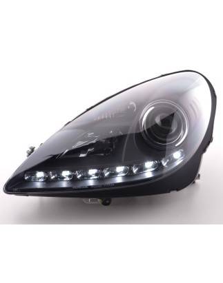 Daylight headlight LED daytime running lights Mercedes SLK R171 black