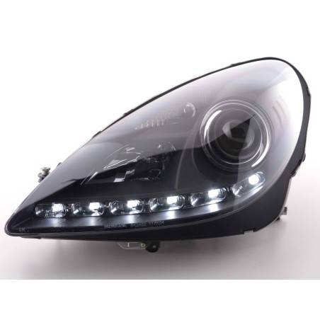 Daylight headlight LED daytime running lights Mercedes SLK R171 black