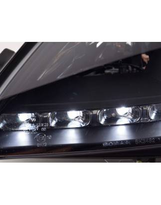 Daylight headlight LED daytime running lights Mercedes SLK R171 black