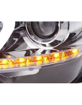 Phare Daylight LED DRL look Mercedes Classe C W204 11-14 chrome