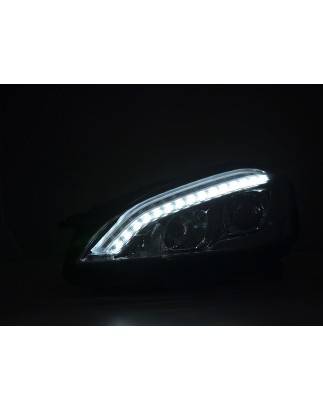 Phare Daylight LED DRL look Mercedes-Benz Classe S (221) 05-09 chrome