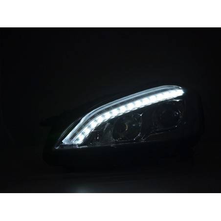 Daylight headlight LED DRL look Mercedes-Benz S-Class (221) 05-09 chrome