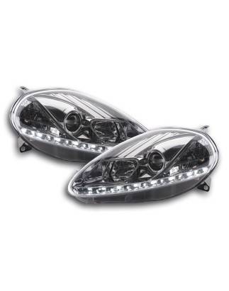 Daylight headlights LED daytime running lights Fiat Grande Punto 199 05-08 chrome