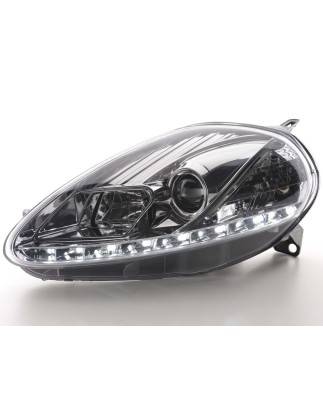 Daylight headlights LED daytime running lights Fiat Grande Punto 199 05-08 chrome