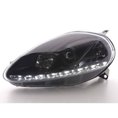 Daylight headlight LED daytime running lights Fiat Grande Punto 199 black