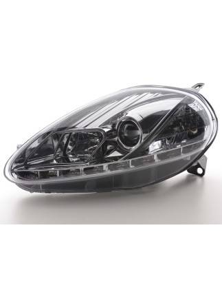 Daylight headlight LED daytime running lights Fiat Grande Punto 199 chrome