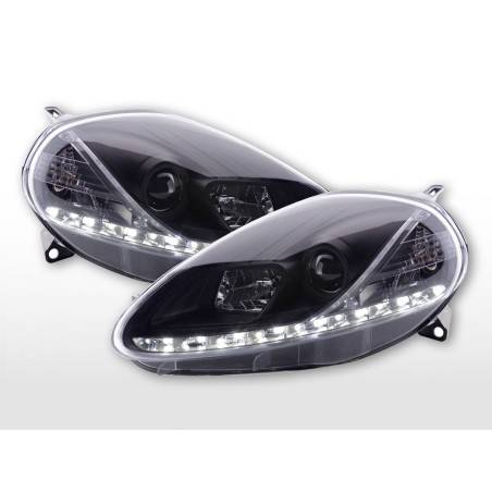 Daylight headlight LED daytime running lights Fiat Grande Punto 199 black