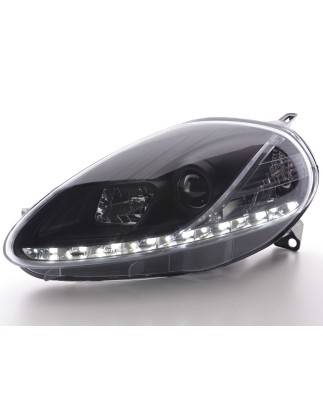 Daylight headlight LED daytime running lights Fiat Grande Punto 199 black