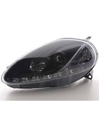 Daylight headlight LED daytime running lights Fiat Grande Punto 199 black