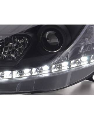 Daylight headlight LED daytime running lights Fiat Grande Punto 199 black