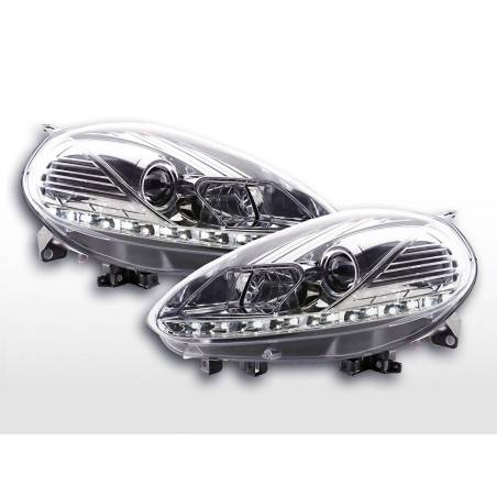 Daylight headlight LED daytime running lights Fiat Punto Evo 09- chrome