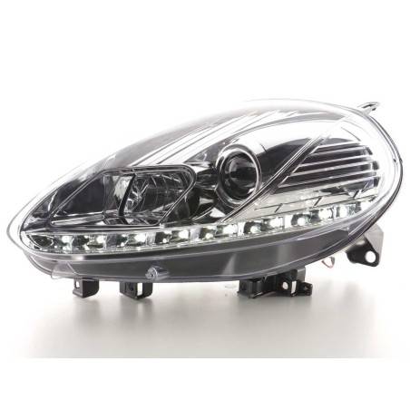 Daylight headlight LED daytime running lights Fiat Punto Evo 09- chrome