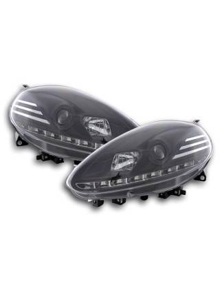 Daylight headlight LED daytime running lights Fiat Punto Evo 09- black