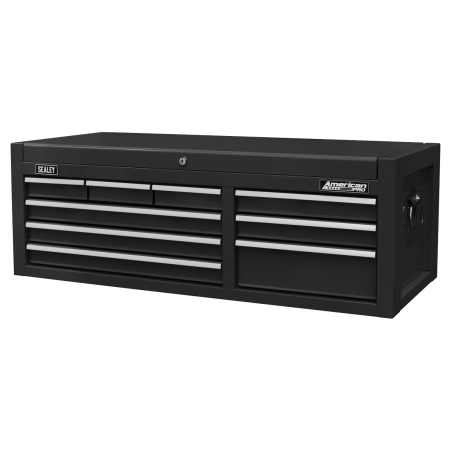 Topchest 9 Drawer with Ball Bearing Slides - Black