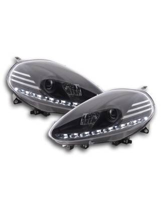 Daylight headlight LED daytime running lights Fiat Punto Evo 09-11 black