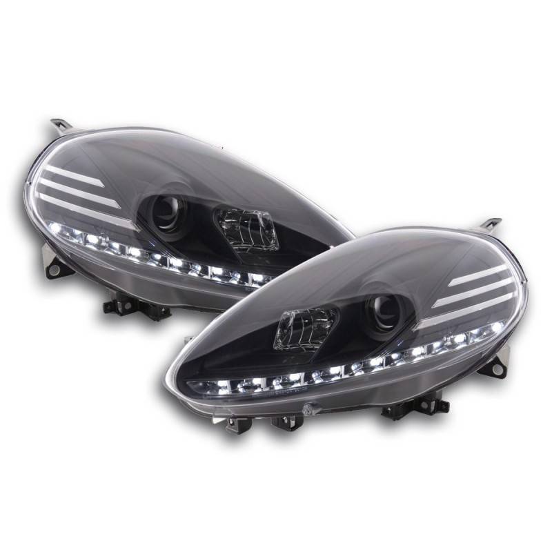 Daylight headlight LED daytime running lights Fiat Punto Evo 09-11 black