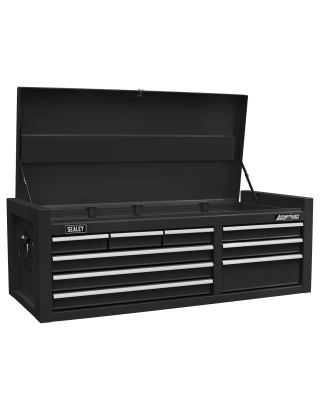 Topchest 9 Drawer with Ball Bearing Slides - Black