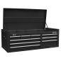 Topchest 9 Drawer with Ball Bearing Slides - Black