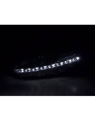 Daylight headlight LED daytime running lights Fiat Punto Evo 09-11 black