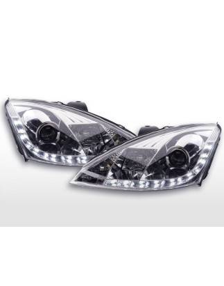 Daylight headlight LED daytime running lights Ford Focus 1 C170 chrome