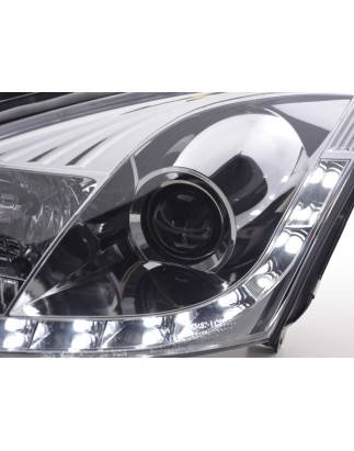 Daylight headlight LED daytime running lights Ford Focus 1 C170 chrome