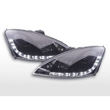 Daylight headlight LED daytime running lights Ford Focus 1 C170 black