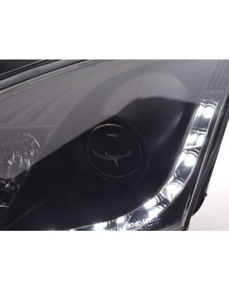 Daylight headlight LED daytime running lights Ford Focus 1 C170 black