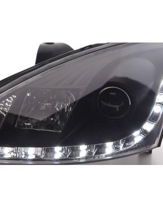 Daylight headlight LED daytime running lights Ford Focus 1 C170 black