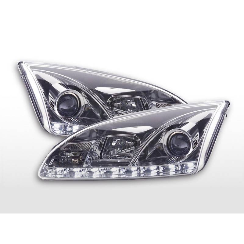 Phare Daylight LED feux de jour Ford Focus 2 C307 chrome