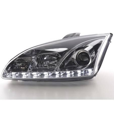 Daylight headlight LED daytime running lights Ford Focus 2 C307 chrome