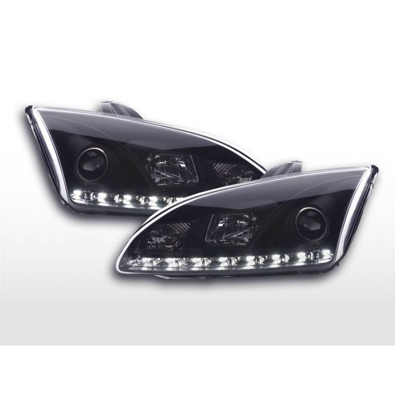 Daylight headlight LED daytime running lights Ford Focus 2 C307 black