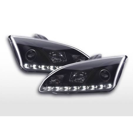 Daylight headlight LED daytime running lights Ford Focus 2 C307 black