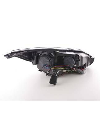 Phare Daylight LED DRL look Ford Focus 3 2010- chrome