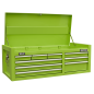 Topchest 9 Drawer with Ball Bearing Slides - Green