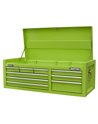 Topchest 9 Drawer with Ball Bearing Slides - Green