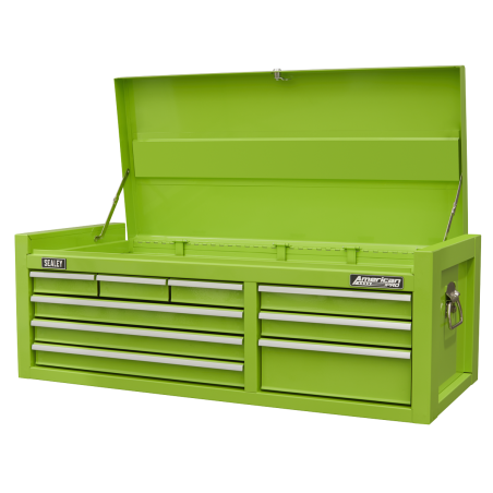 Topchest 9 Drawer with Ball Bearing Slides - Green