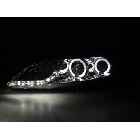 Daylight headlight LED DRL look Mazda 6 Limo 02-07 chrome