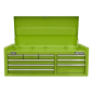 Topchest 9 Drawer with Ball Bearing Slides - Green