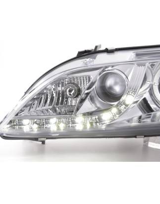 Daylight headlight LED DRL look Mazda 6 Limo 02-07 chrome