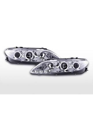 Daylight headlight LED DRL look Mazda 6 Limo 02-07 chrome