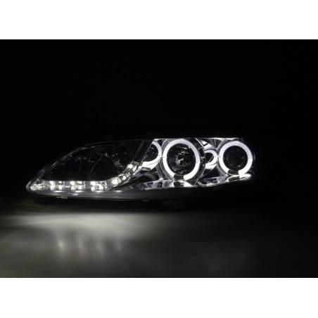 Daylight headlight LED DRL look Mazda 6 Limo 02-07 chrome