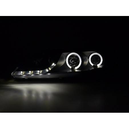 Daylight headlight LED DRL look Mazda 6 Limo 02-07 black