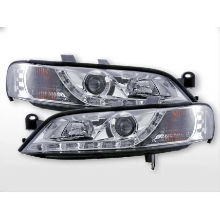 Phare Daylight LED feux de jour Opel Vectra B 95-99 chrome