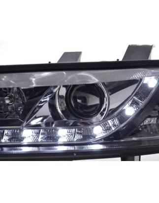 Daylight headlight LED daytime running lights Opel Vectra B 99-02 chrome